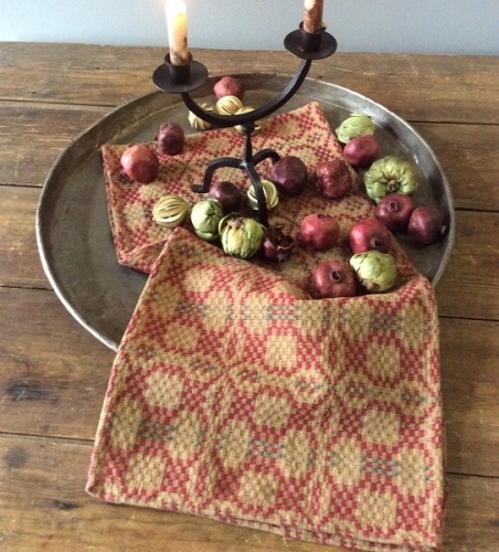 PATRIOTS KNOT CRANBERRY/GREEN/TAN